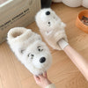 Ankle Wrap Cotton Slippers Female Interior Home Insulated Cotton-padded Shoes