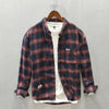 Striped Plaid Spring And Autumn Long-sleeved Shirt Men's Casual