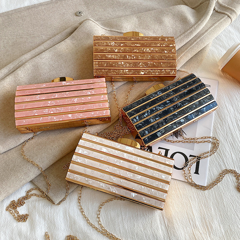 Borsa da sera in acrilico di alta qualità da donna