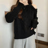 Idle Style Loose Long Sleeve Top Sweater For Women