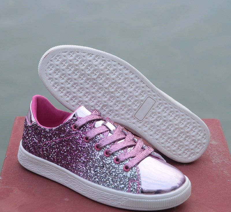 Women's Colorful Sequins Casual Low-top Shoes