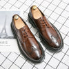 Fashion Business Brogue Leather Shoes Men