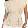 T-shirt Donna Girocollo Manica Corta Casual Versatile Moda