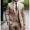 Abito Tre Pezzi da Uomo Business Casual per Sposo Matrimonio