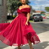 Womens Solid Casual Party Night Dress Club Off Shoulder Gown Elegant Backless Sexy Dress Birthday
