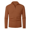 Men's Solid Color Half Zipper Sweater