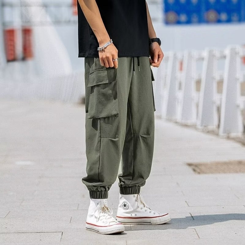 Men's Loose Tappered Cargo Pants Fashion