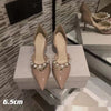 Pointed Patent Leather High Heels Women's Stiletto Heel Pearl