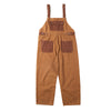 Loose Trendy Retro Khaki Suspender Overalls