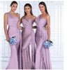 Abito da sposa elegante da sirena taglie forti monospalla