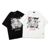 Maglietta intimo a maniche corte stile Harajuku High Street Fashion