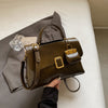 Women's Fashion Messenger Bag Double-layer All Match With Zipper