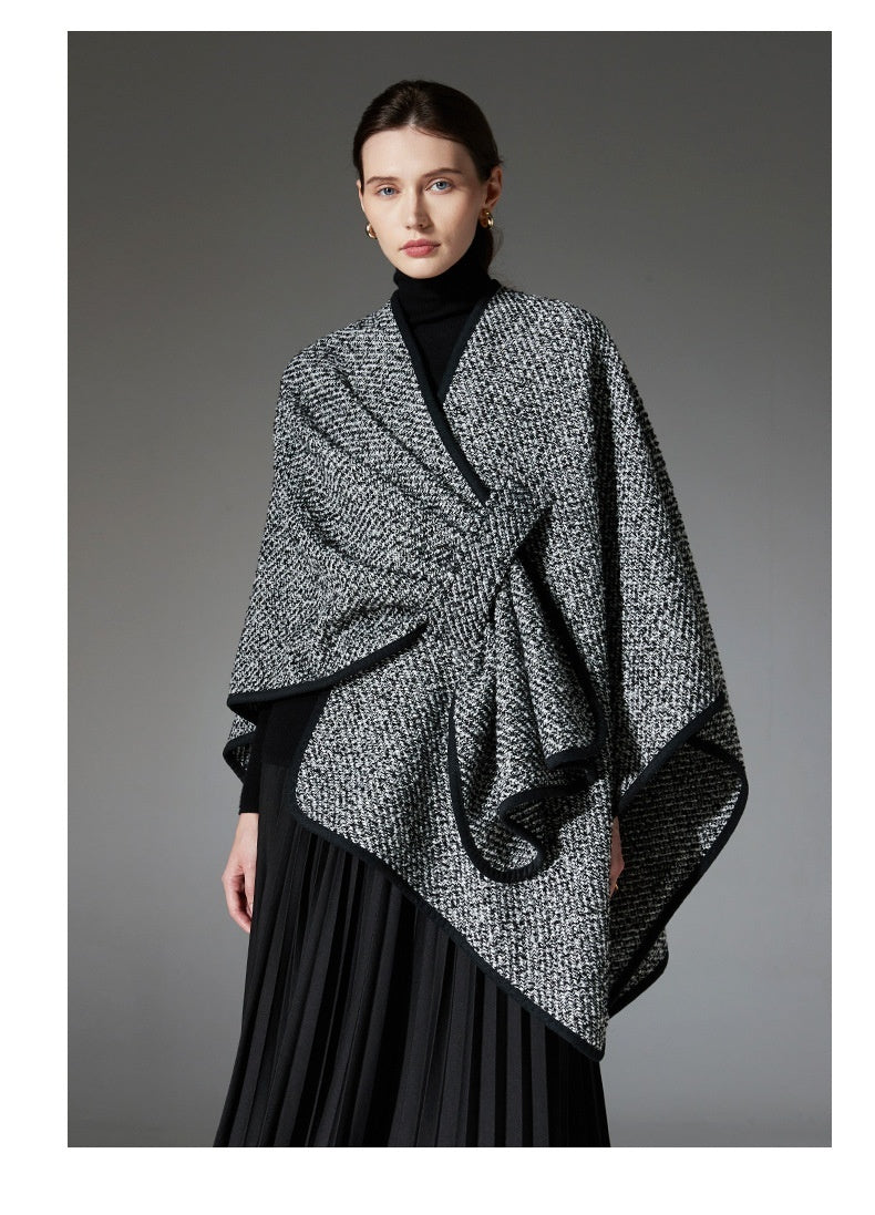 Women's Circle Yarn Wool Shawl