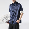 Fashion Personality Men's Short-sleeved Shirt Coat