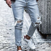 New Ripped Skinny Jeans mens Streetwear