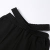 Contrasting Color Loose Fashion Casual All-match Sports Trousers Women
