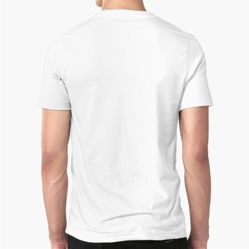 T-shirt da uomo con stampa carlino