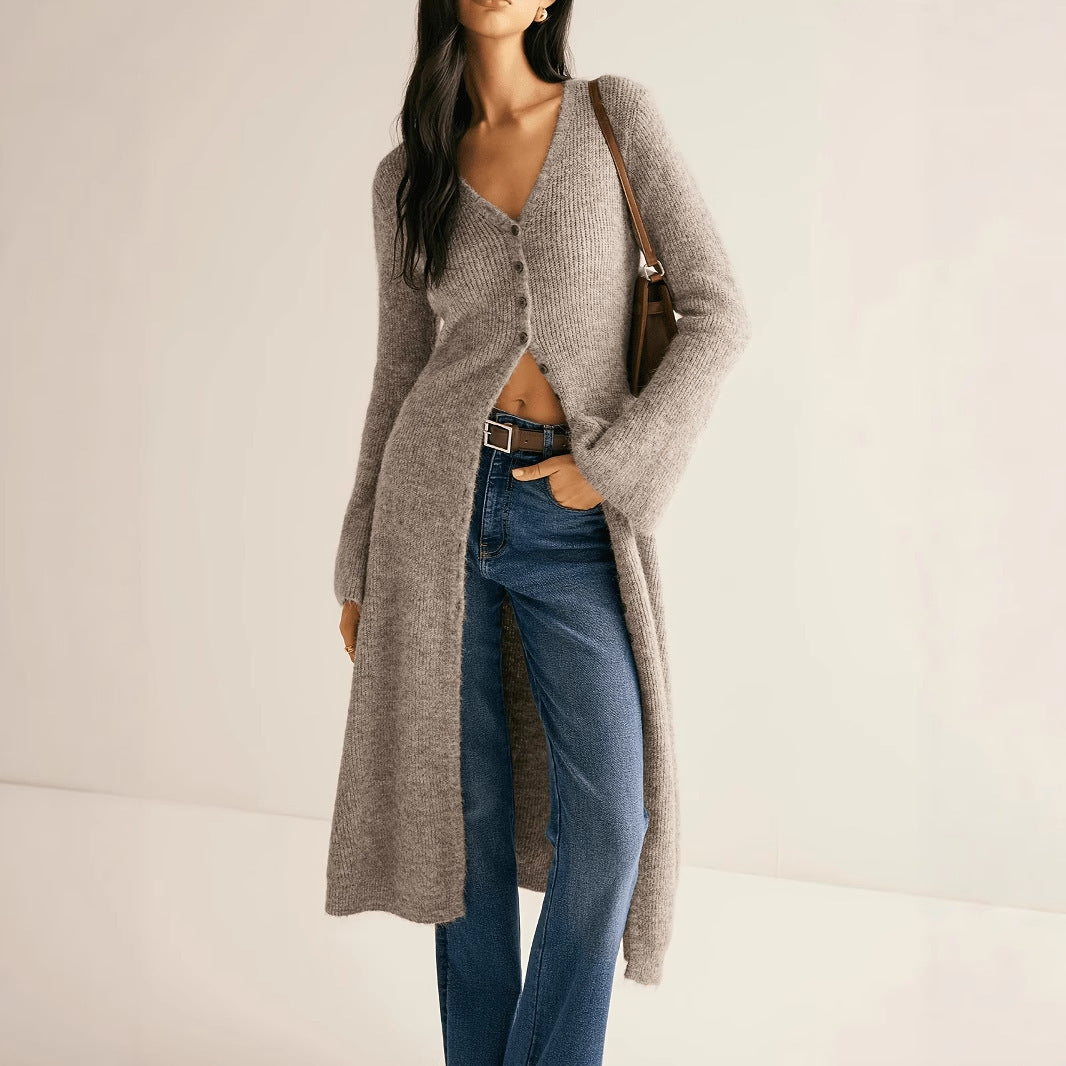 French Style Elegant Retro Long Sleeve Coat Cardigan