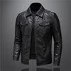 Men's Thin Jacket Leather Coat