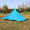 Portable camping pyramid tent single outdoor equipment camping supplies