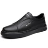 Scarpe slip-on casual e comode, traspiranti, antiscivolo, alla moda, con fondo morbido in gomma, punta tonda e tacco piatto