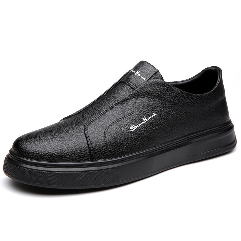 Scarpe slip-on casual e comode, traspiranti, antiscivolo, alla moda, con fondo morbido in gomma, punta tonda e tacco piatto