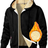 Men's Cashmere Hoodie Thickened Zipper Coat