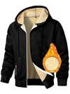 Men's Cashmere Hoodie Thickened Zipper Coat
