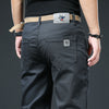Straight Spring And Autumn Versatile Simple Loose Elastic Spring Men's Casual Pants