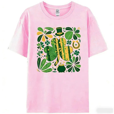 Lucky Clover Shirt Top Womens