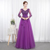Abito da sera lungo in tulle a balze Fantasy Forest
