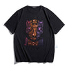T-shirt a maniche corte da uomo con strass, modello Fashion Personality, taglie forti
