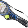 Tennis rebound tennis training device with rope