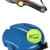 Tennis rebound tennis training device with rope