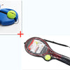 Tennis rebound tennis training device with rope