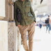 Men's casual stand collar pocket jacket