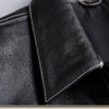 New Spring And Autumn Leather Cowhide Denim