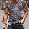 T-shirt a maniche corte stampata europea e americana