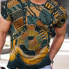 T-shirt a maniche corte stampata europea e americana