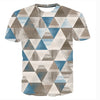 T-shirt a maniche corte da uomo a triangolo invertito
