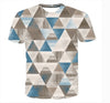 T-shirt a maniche corte da uomo a triangolo invertito