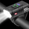 Outdoor Cycling Lights, Electric Display Red Light Warning Lighting, Bicycle Headlights