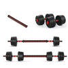 Home Training Arm Muscle Rubber Coating Dumbbell Barbell Fitness Equipment