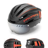 Mountain Bike Helmet And Helmet Integral Molding With LED Warning Iight Mountain Riding Equipment