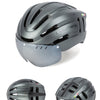 Mountain Bike Helmet And Helmet Integral Molding With LED Warning Iight Mountain Riding Equipment