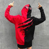 Men'S Casual Fashion Color-Blocking Sweater Long-Sleeved Sports Hooded Top Men'S Clothing
