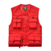 Summer Men's Outdoor Fishing Mesh Vest Jackets Travel Photography Waistcoats Man Jungle Tactical Quick Dry Multi Pockets Jacket