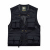 Summer Men's Outdoor Fishing Mesh Vest Jackets Travel Photography Waistcoats Man Jungle Tactical Quick Dry Multi Pockets Jacket