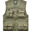 Summer Men's Outdoor Fishing Mesh Vest Jackets Travel Photography Waistcoats Man Jungle Tactical Quick Dry Multi Pockets Jacket