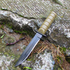 Stainless steel camping survival knife